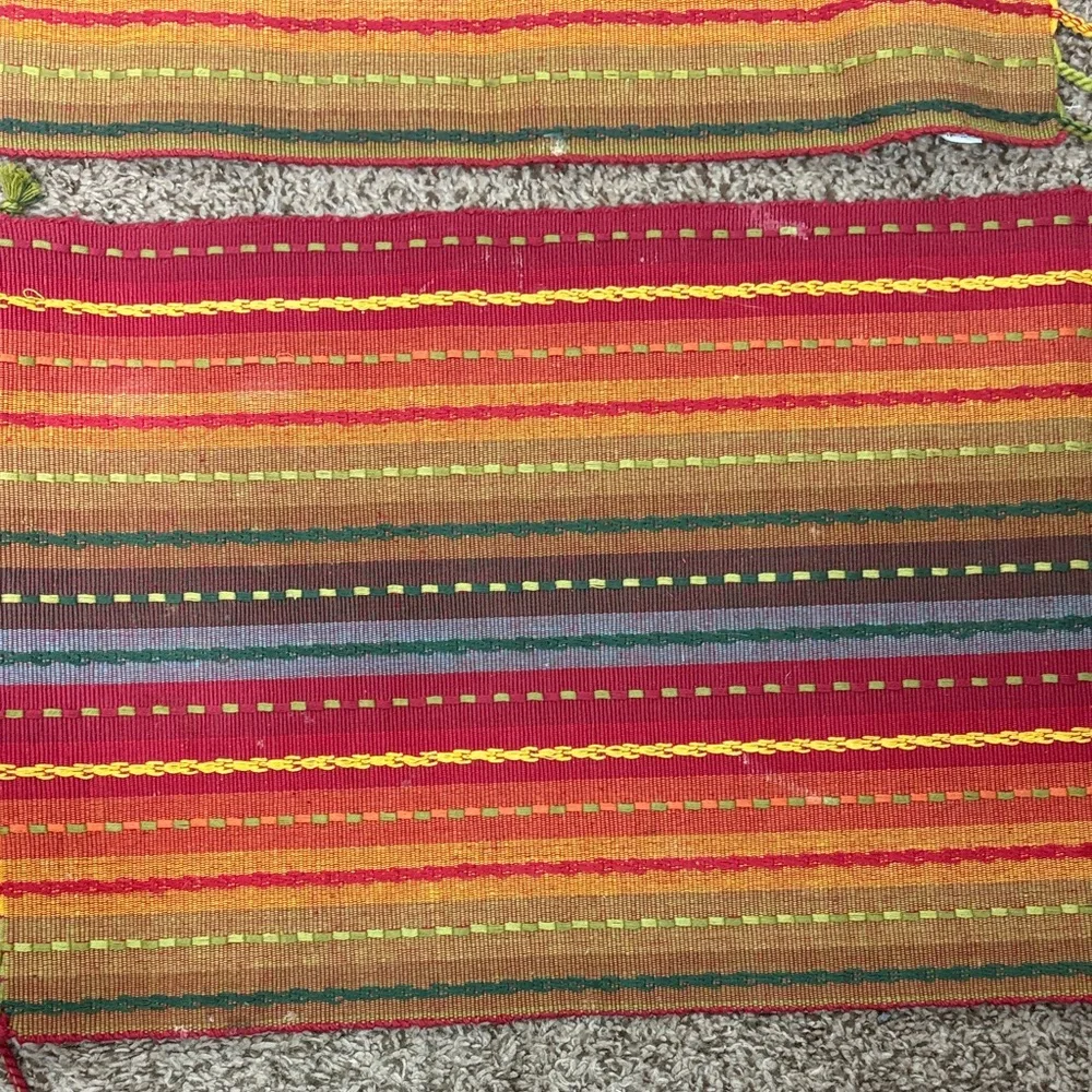 Pier 1 Imports Colorful Striped Placemats